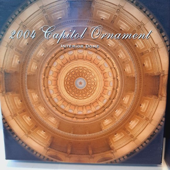 Texas State Capitol Interior Dome 2004 Christmas Holiday Ornament Collectible - Picture 3 of 12